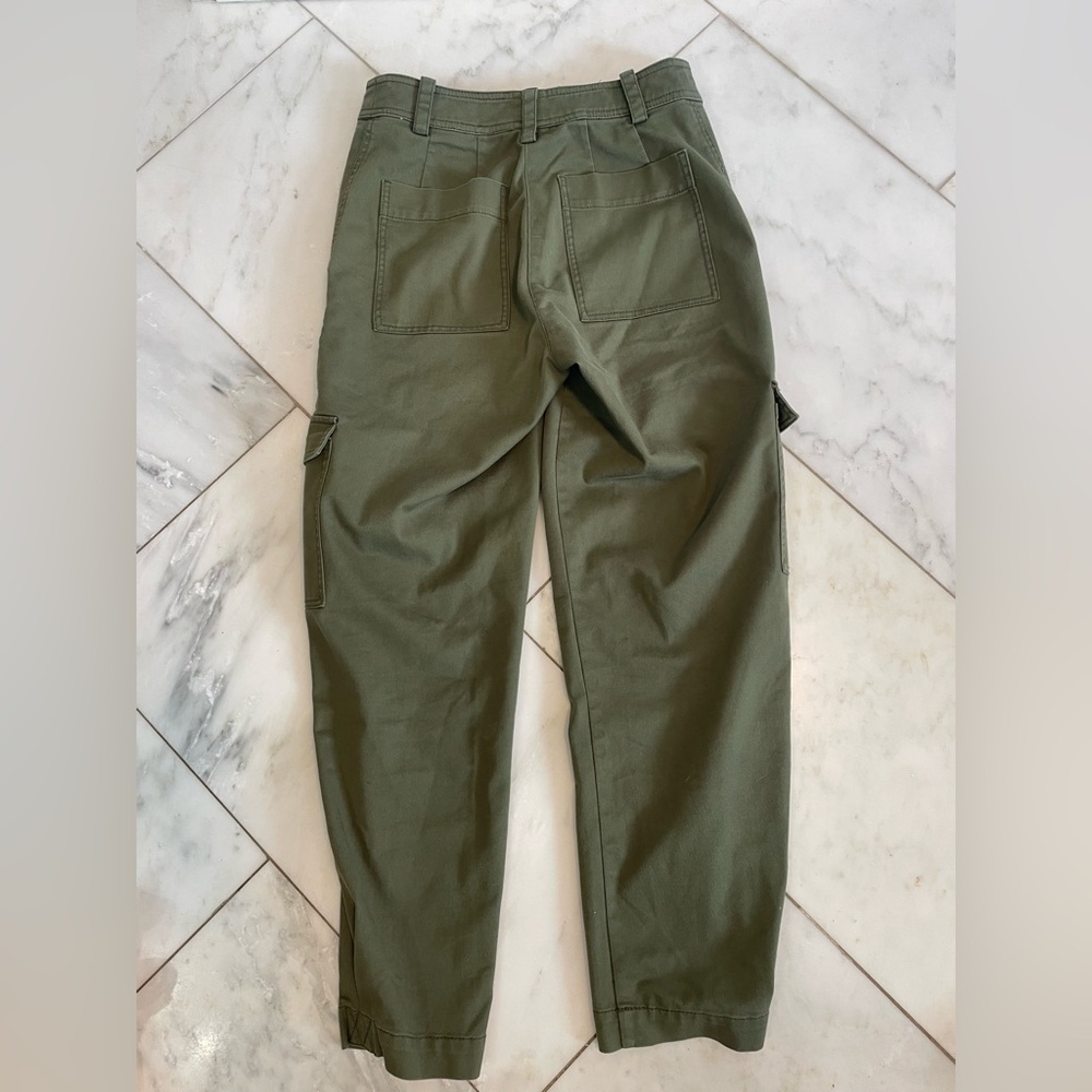 Derek Lam 10 Crosby size 4 women’s cargo khakis tapered leg designer soft casual - Picture 7 of 8